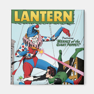 Imã Lanterna verde contra o palhaço