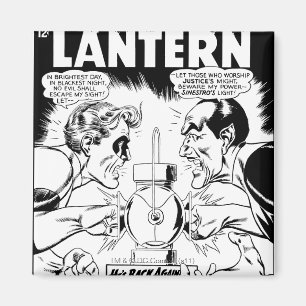 Imã Lanterna verde contra Sinestro, preto e branco
