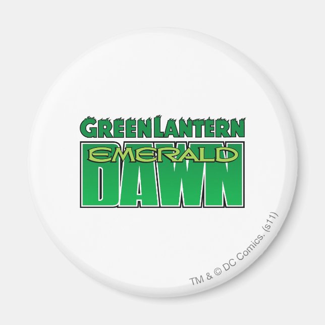 Imã Lanterna Verde - Logotipo do Emerald Dawn (Frente)
