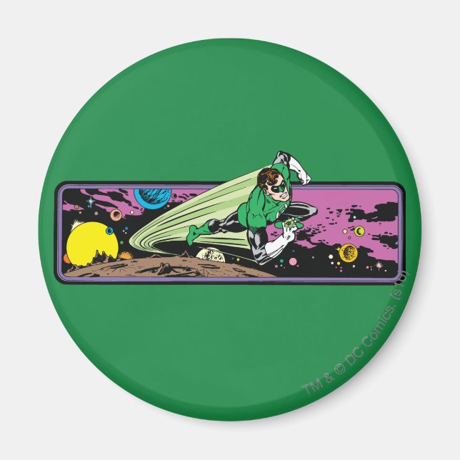 Imã Lanterna Verde no Espaço (Frente)