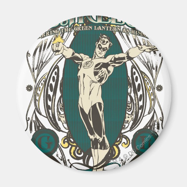 Imã Lanterna Verde - Poster "Sem Carinho" (Frente)