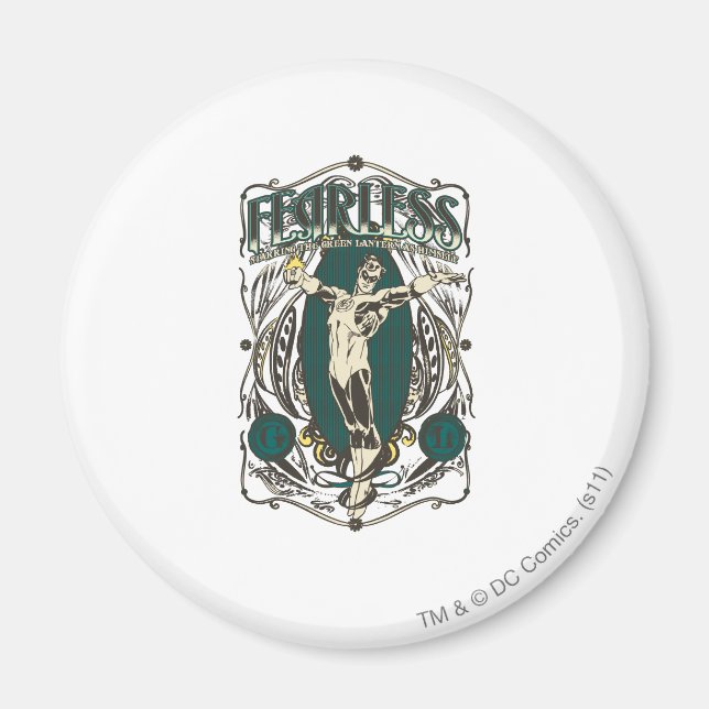 Imã Lanterna Verde - Poster "Sem Carinho" (Frente)