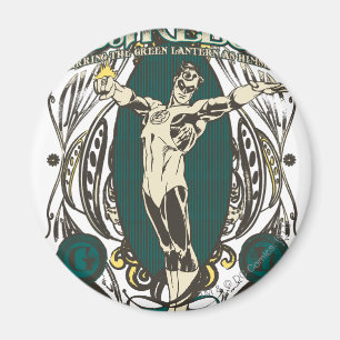 Imã Lanterna verde - poster "sem medo"