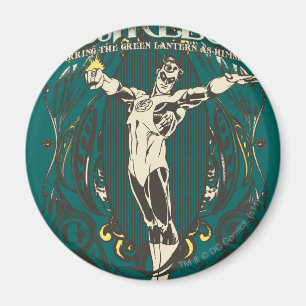 Imã Lanterna verde - poster "sem medo"