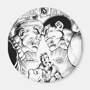 Imã Lanterna Verde vs Lanterna Verde, Preto e Branco