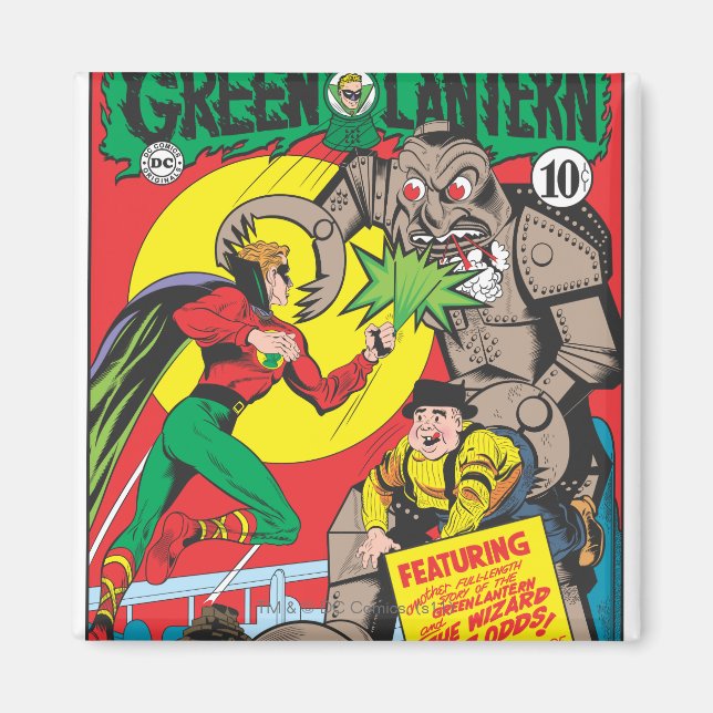 Imã Lanterna Verde vs O Feiticeiro das Dúvidas (Frente)