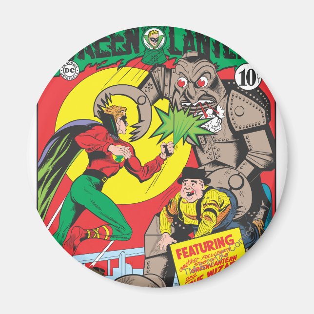 Imã Lanterna Verde vs O Feiticeiro das Dúvidas (Frente)