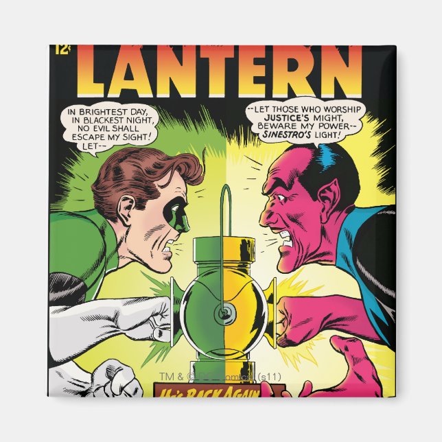 Imã Lanterna Verde vs Sinestro (Frente)