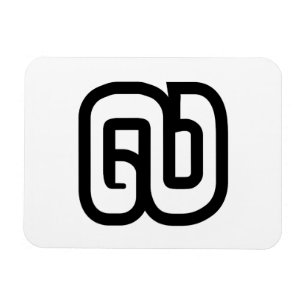 Ímã Lao/Laotian número nove de Laos/9/໙ (Kao/Gao)