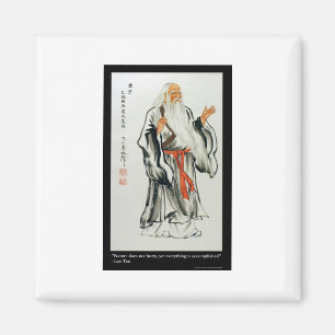 Imã Lao Tzu Nature Nunca Apressa Dicas E Camisetas