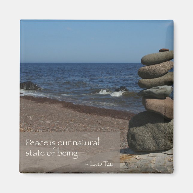 Imã Lao Tzu Palavras de Sabedoria (Frente)