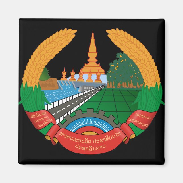 Imã laos emblem (Frente)