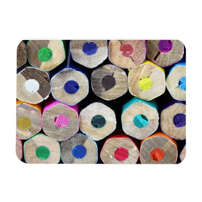 Ímã Lápis Colorido Encerra Magnet Premium (Horizontal)