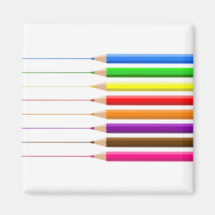 Imã Lápis coloridos