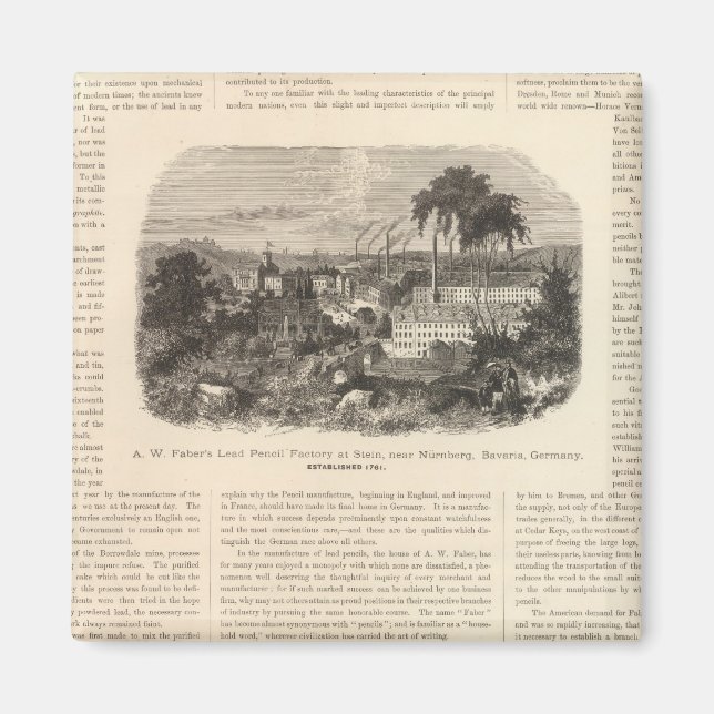 Imã Lápis de Chumbo do AW Faber (Frente)