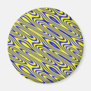 Imã Lapis Lazuli Swirlies Abstrato Magnet