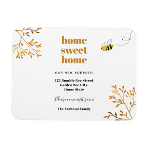 Ímã Lar doce lar, moderno e elegante movimento 