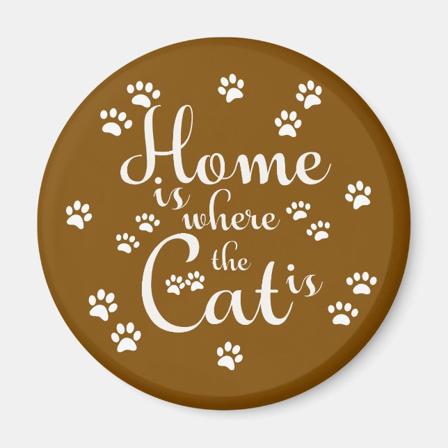 Imã Lar é onde o Gato é pequenas patas (Frente)