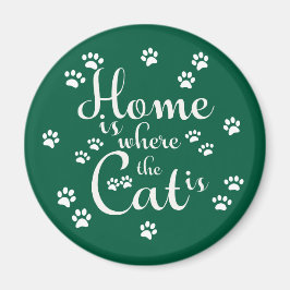 Imã Lar é onde o Gato é pequenas patas