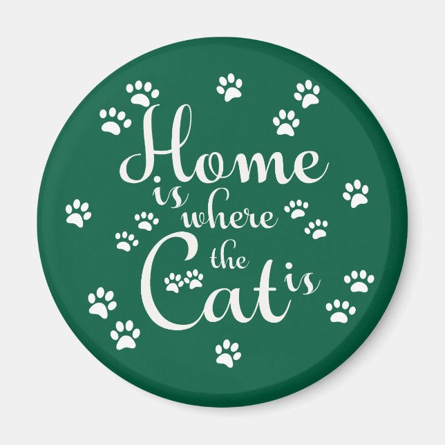 Imã Lar é onde o Gato é pequenas patas (Frente)