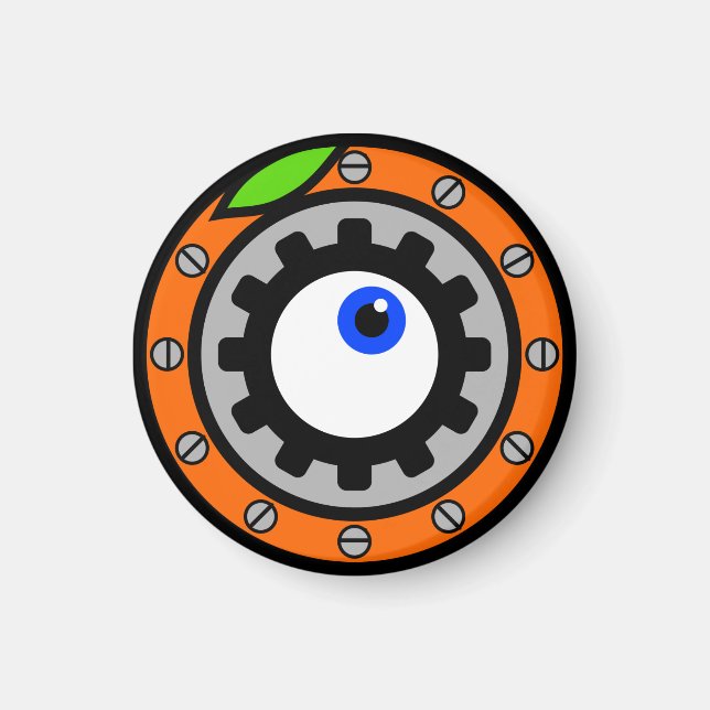 Imã Laranja De Carrinho (Frente)