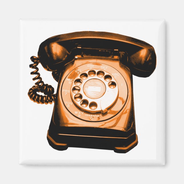 Imã Laranja de linha direta (Frente)