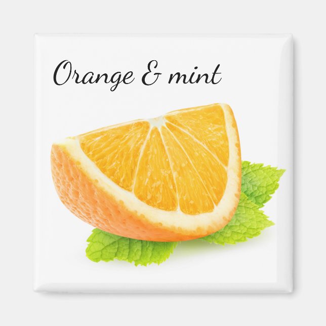 Imã Laranja e menta (Frente)