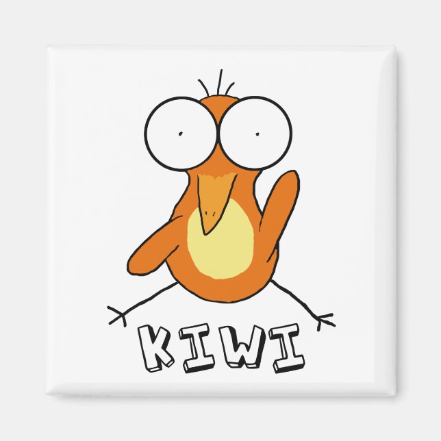 Imã Laranja Kiwi (Frente)