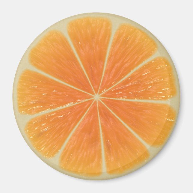 Imã Laranja Locker Magnets, Refrigerador de volta à es (Frente)