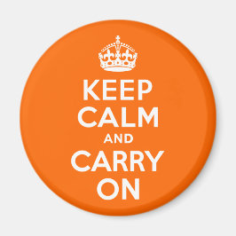 Imã Laranja Mantenha-se Calmo e continue