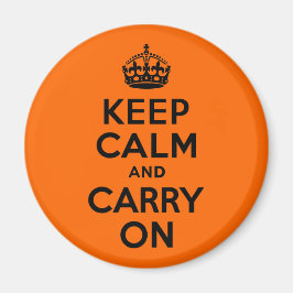 Imã Laranja Negro Fique Calmo e continue