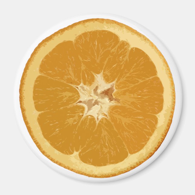 Imã laranja, realista. (Frente)