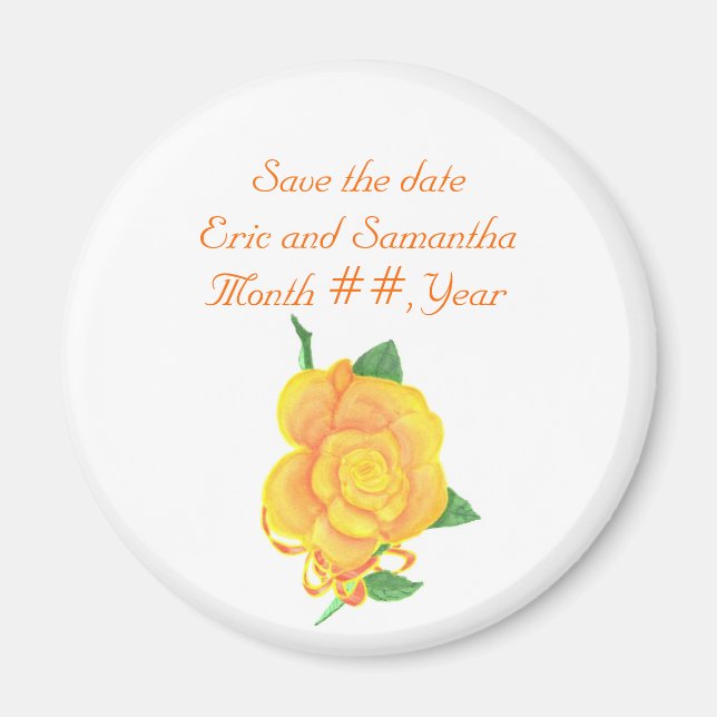 Imã Laranja rosa, Salve os ímanes de casamento (Frente)