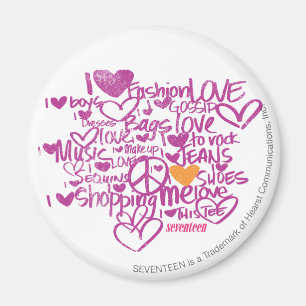 Imã Laranja/roxo dos grafites