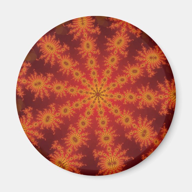 Imã Laranja Vermelho Ímã Decacastelar (Frente)