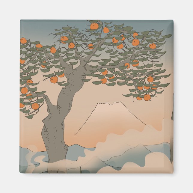 Imã Laranjeira do Japão na neblina (Frente)
