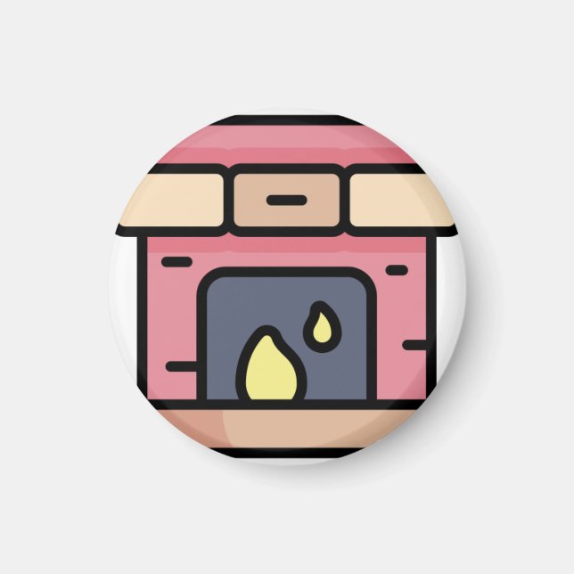 Imã lareira (Frente)