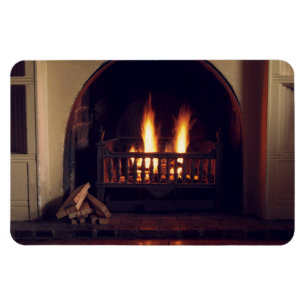 Ímã Lareira em casa