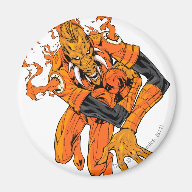 Imã Larfleeze - Agente Laranja 7 (Frente)