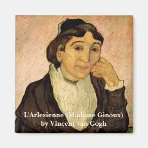 Imã L'Arlesienne (Madame Ginoux) por Vincent van Gogh