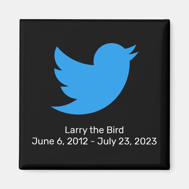 Imã Larry, a aposentação do Twitter Bird (Frente)