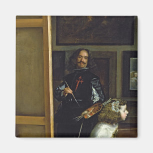 Imã Las Meninas ou família de Philip IV, c.1656