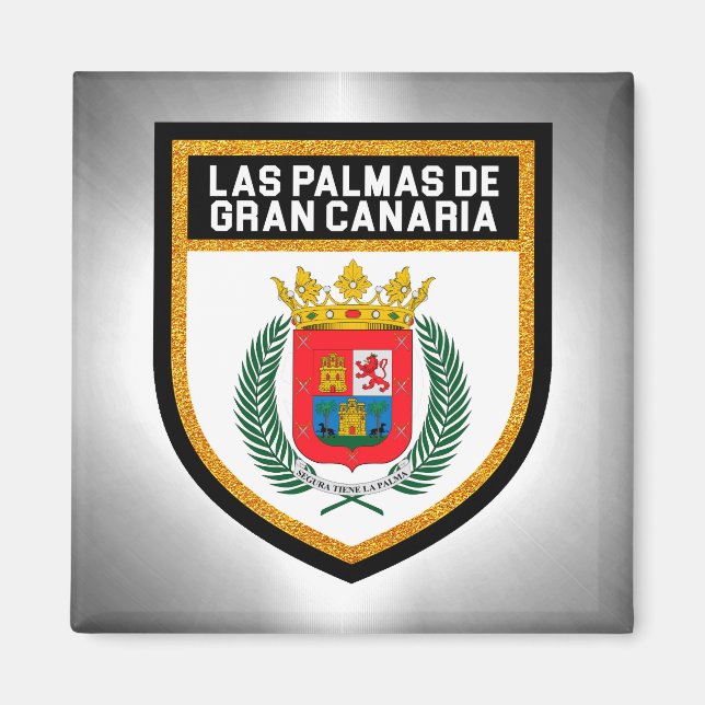 Imã Las Palmas de Gran Canaria Flag (Frente)