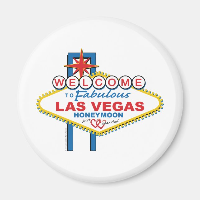 Imã Las Vegas Honeymoon (Frente)