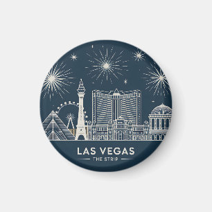 Imã Las Vegas Strip Nevada Viagem Souvenir Landmarks