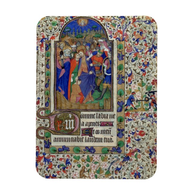 Ímã Lat 1156 f.133 O Beijo de Judas, das Horas (Vertical)
