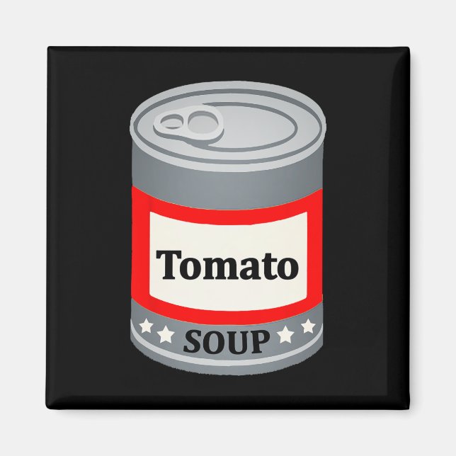 Imã Lata De Tomate Soup Engraçada No Último Minuto Hal (Frente)