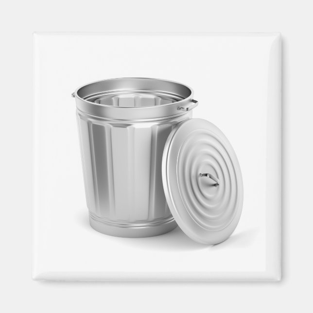 Imã Lata vazia de lixo metálico (Frente)