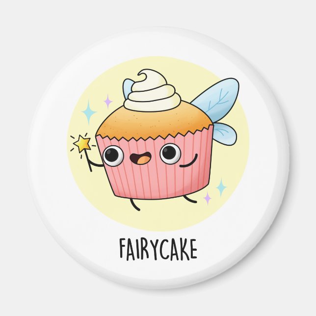 Imã Láteo, Peixe Funny Cupcake Pun (Frente)
