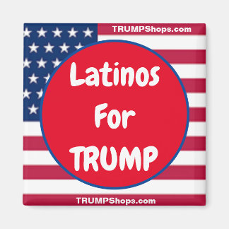 Imã Latinos para o ímã patriótico TRUMP